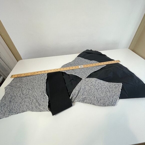 Derek Lam 10 Crosby Artsy Sleeveless Open Back Fit & Flare Dress Gray 4 Knit - Picture 13 of 15